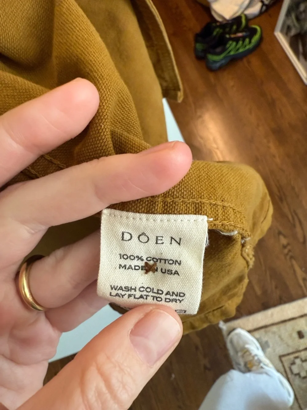 Doen Mustard Utility Jacket - Picture 2 of 2